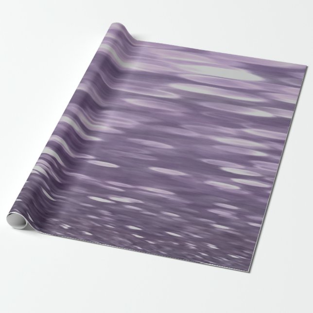 Abstract #1: Ultra Violet Shimmer Wrapping Paper (Unrolled)