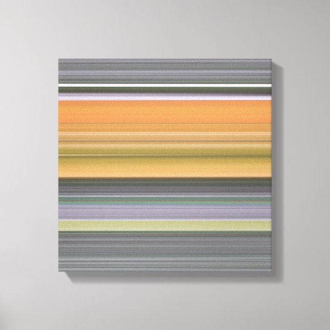 Abstract #1: Yellow and gray Canvas Print (Front)