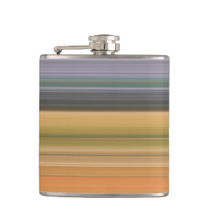 Abstract #1: Yellow and grey Hip Flask