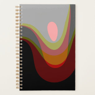 Abstract 20529 - colourful retro style planner