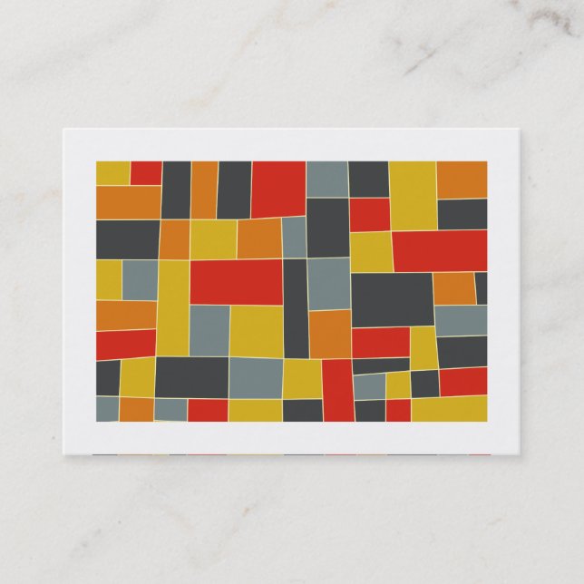 Abstract 240413 (Bordered) Business Card (Front)