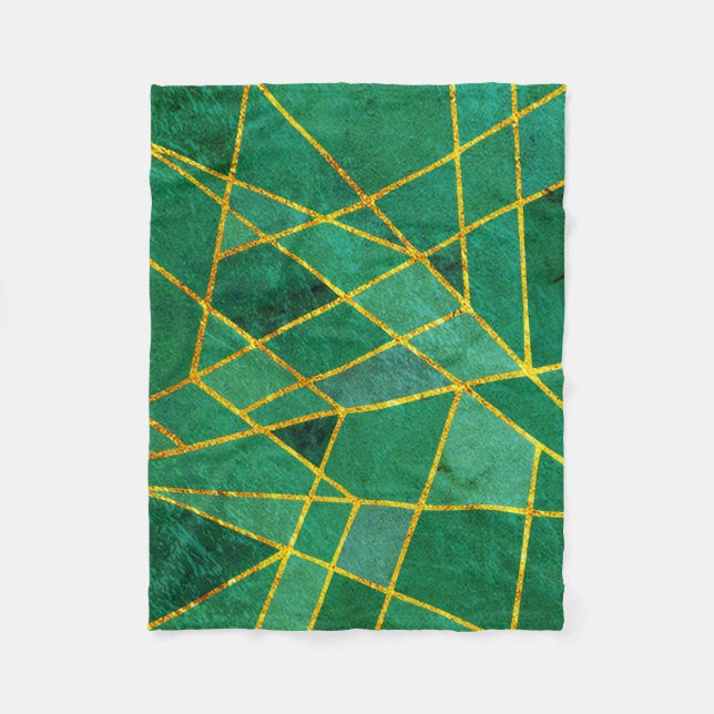 Abstract #245 fleece blanket (Front)