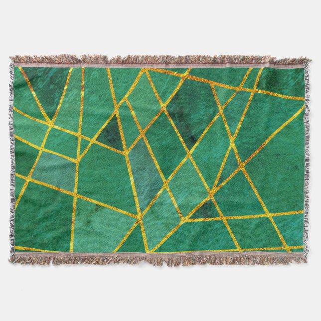 Abstract #245 throw blanket (Front)