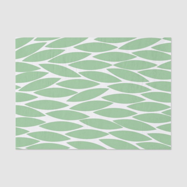 Abstract 250713 - Faded Green Tissue Paper (Front)