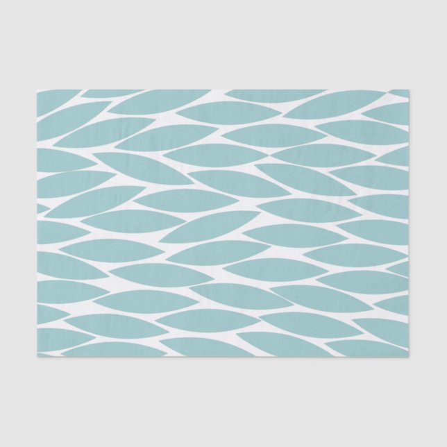 Abstract 250713 - Light Blue Green Tissue Paper (Front)