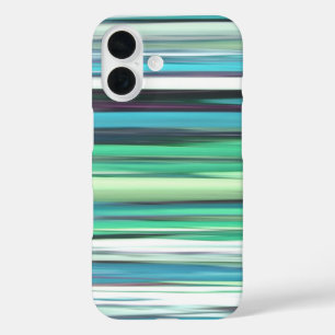 Abstract #2: Aqua blue green blur iPhone 16 Case