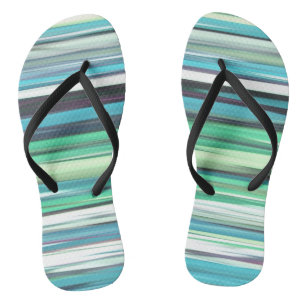 Abstract #2: Aqua blue green blur Jandals