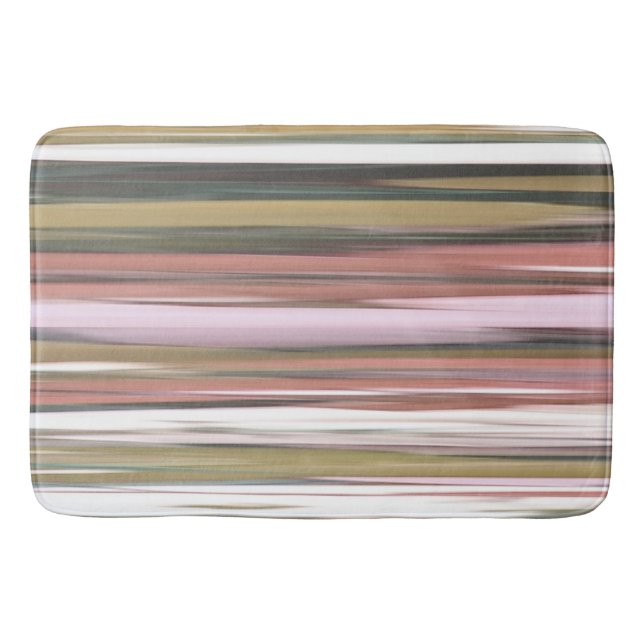 Abstract #2: Autumn Fall colours blur Bath Mat (Front)