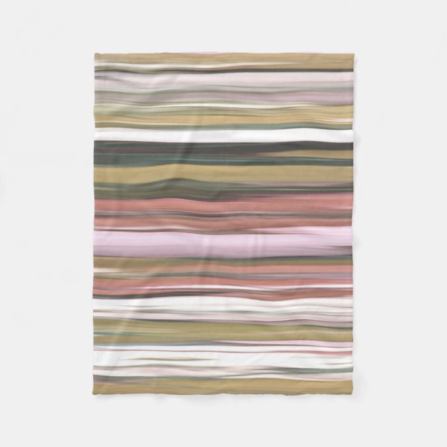 Abstract #2: Autumn Fall colours blur Fleece Blanket (Front)