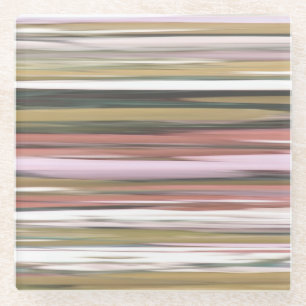 Abstract #2: Autumn Fall colours blur Glass Coaster