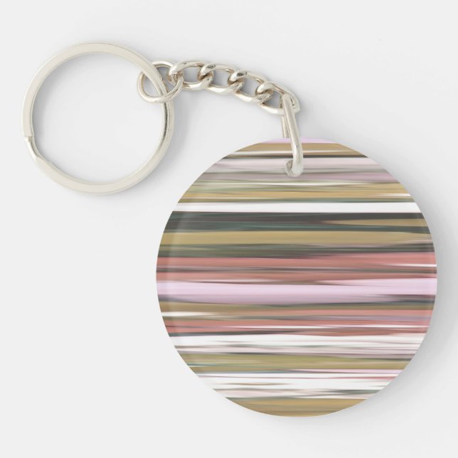 Abstract #2: Autumn Fall colours blur Key Ring (Front)
