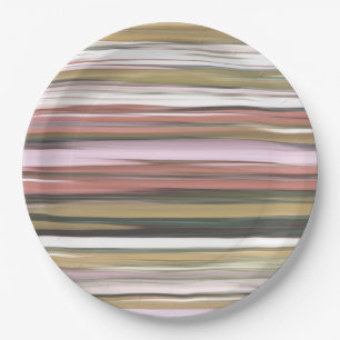 Abstract #2: Autumn Fall colours blur Paper Plate