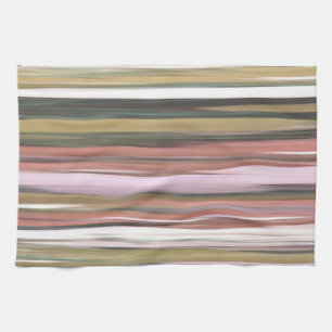 Abstract #2: Autumn Fall colours blur Tea Towel