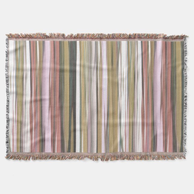 Abstract #2: Autumn Fall colours blur Throw Blanket (Front)