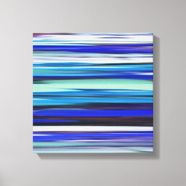 Abstract #2: Blue blur Canvas Print (Front)
