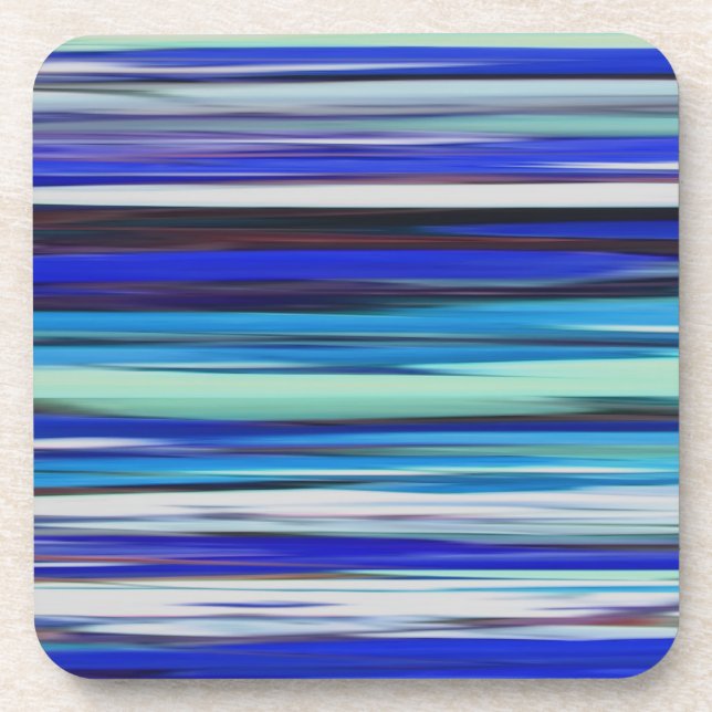 Abstract #2: Blue blur Coaster (Front)