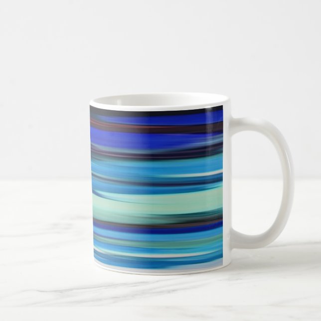 Abstract #2: Blue blur Coffee Mug (Right)