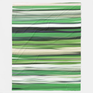 Abstract #2: Green blur Fleece Blanket