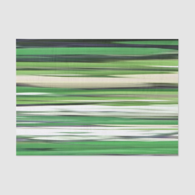Abstract #2: Green blur Tissue Paper (Front)