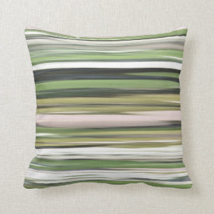 Abstract #2: Olive green blur Cushion