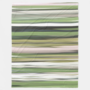 Abstract #2: Olive green blur Fleece Blanket