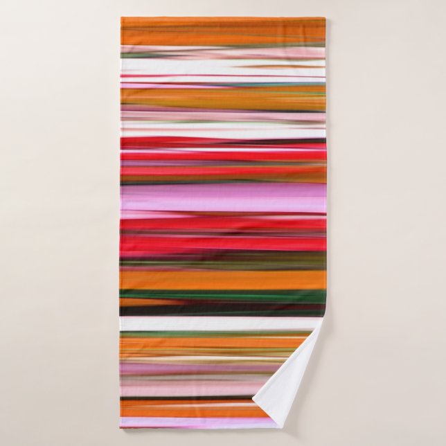 Abstract #2: Orange blur Bath Towel (Bath Towel)