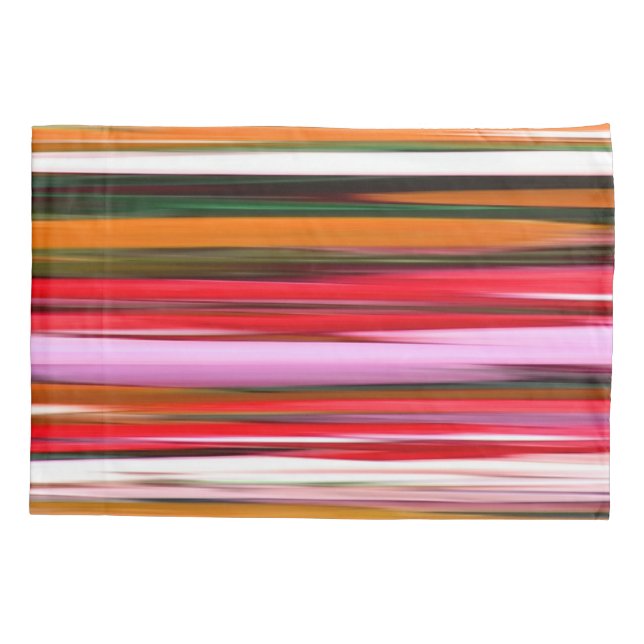 Abstract #2: Orange blur Pillowcase (Back)