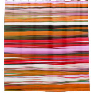 Abstract #2: Orange blur Shower Curtain