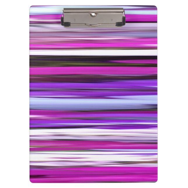 Abstract #2: Purple Blur Clipboard (Front)
