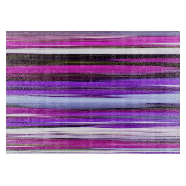 Abstract #2: Purple Blur Cutting Board (Front)
