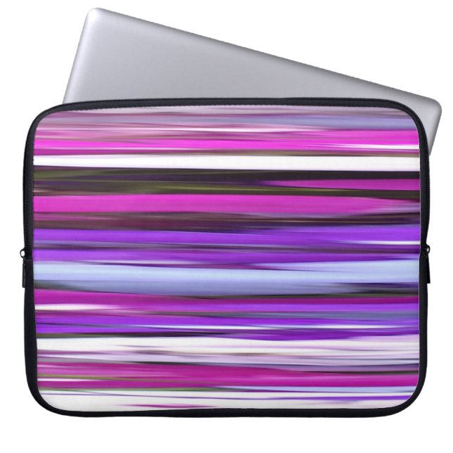 Abstract #2: Purple Blur Laptop Sleeve (Front)