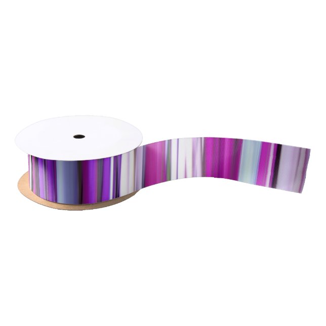 Abstract #2: Purple Blur Satin Ribbon (Spool)