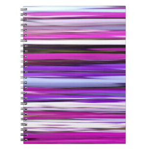 Abstract #2: Purple Blur Spiral Notebook