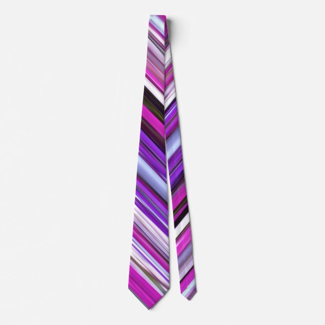 Abstract #2: Purple Blur Tie (Front)
