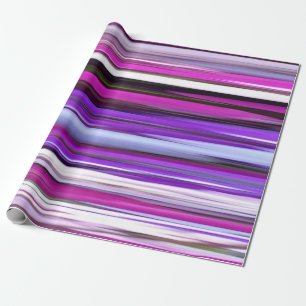 Abstract #2: Purple Blur Wrapping Paper
