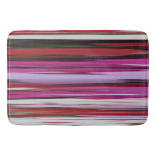 Abstract #2: Red blur Bath Mat