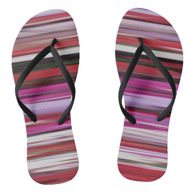 Abstract #2: Red blur Jandals (Footbed)