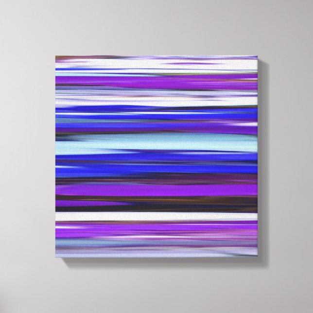Abstract #2: Ultraviolet blur Canvas Print (Front)