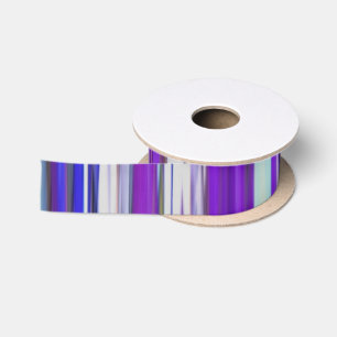 Abstract #2: Ultraviolet blur Satin Ribbon