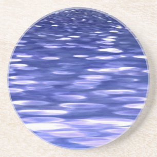 Abstract #3: Blue shimmer Coaster