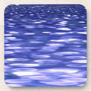 Abstract #3: Blue shimmer Coaster
