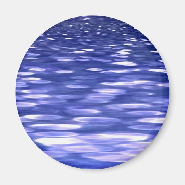 Abstract #3: Blue shimmer Magnet (Front)