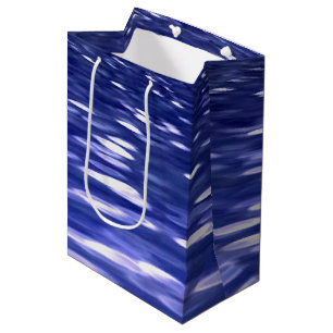 Abstract #3: Blue shimmer Medium Gift Bag