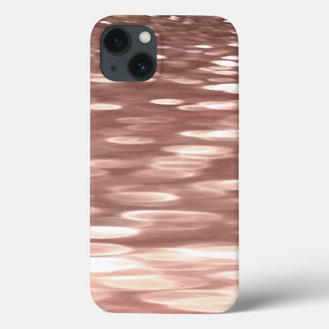 Abstract #3: Copper Rose Gold shimmer Case-Mate iP Case-Mate iPhone Case (Back)