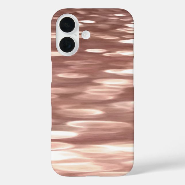 Abstract #3: Copper Rose Gold shimmer Case-Mate iPhone Case (Back)