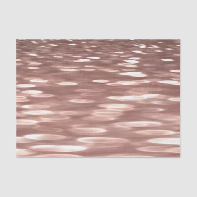 Abstract #3: Copper Rose Gold shimmer Tissue Paper (Front)
