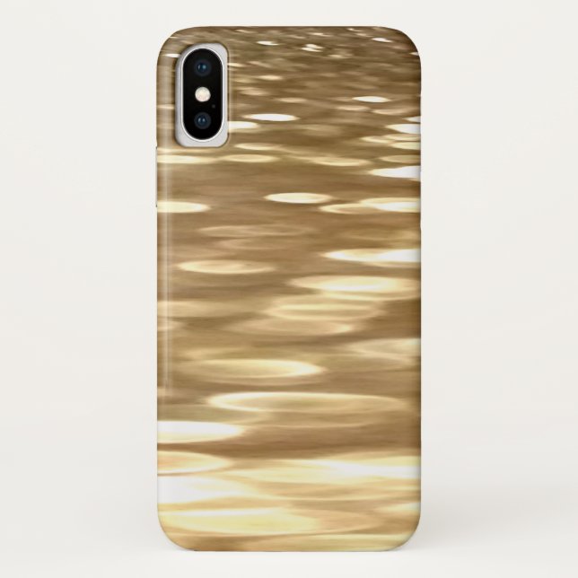 Abstract #3: Gold shimmer Case-Mate iPhone Case (Back)