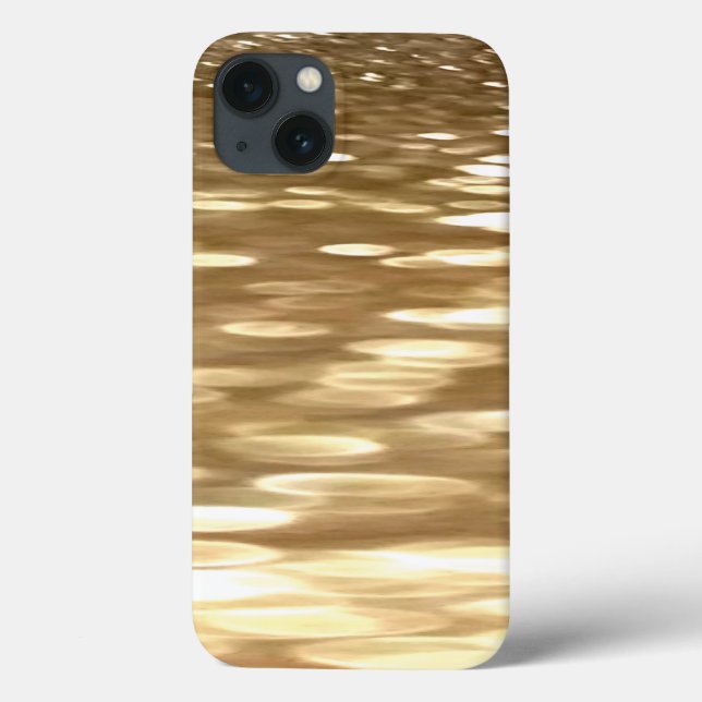 Abstract #3: Gold shimmer Case-Mate iPhone Case (Back)