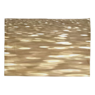 Abstract #3: Gold shimmer Pillowcase