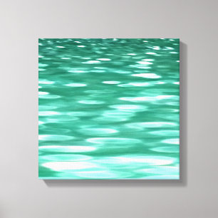 Abstract #3: Green Shimmer Canvas Print